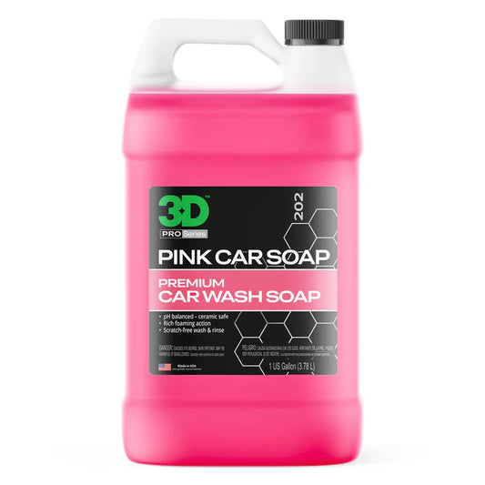 3D Pink Car Soap 1 Gal